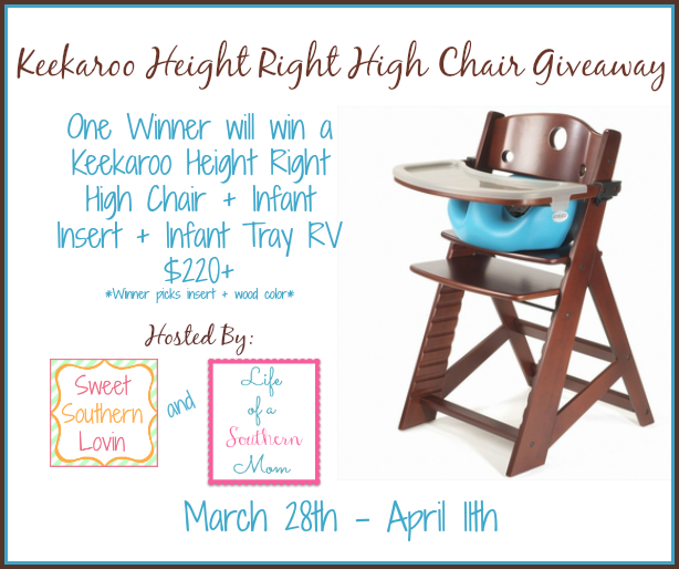 Welcome to the Keekaroo Height Right High Chair Giveaway