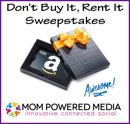 Welcome to the Don't Buy It, Rent It Sweepstakes