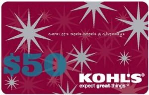 $50 Kohl's Gift Card #Giveaway 