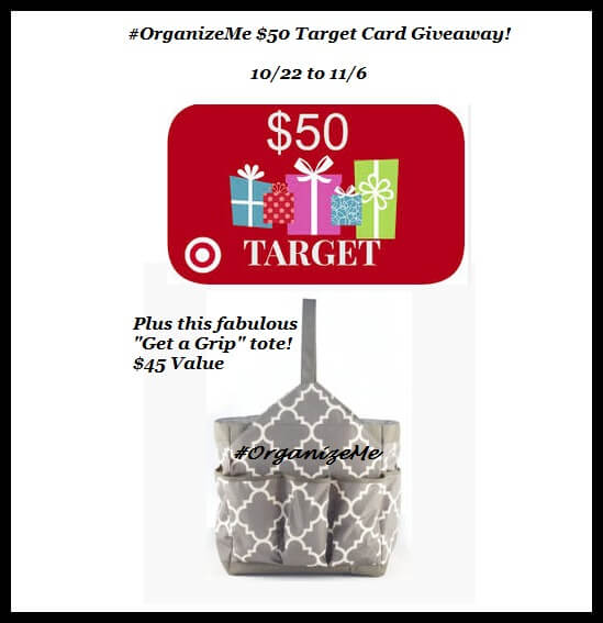 $50 TARGET EGIFT CARD & GET A GRIP TOTE