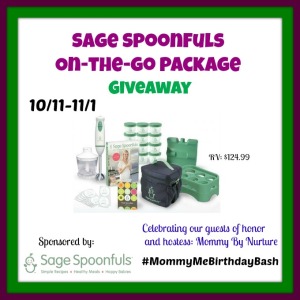 Sage Spoonfuls Giveaway HTML #MommyMeBirthdayBash