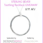 $179 Sterling Silver Teething Necklace Giveaway