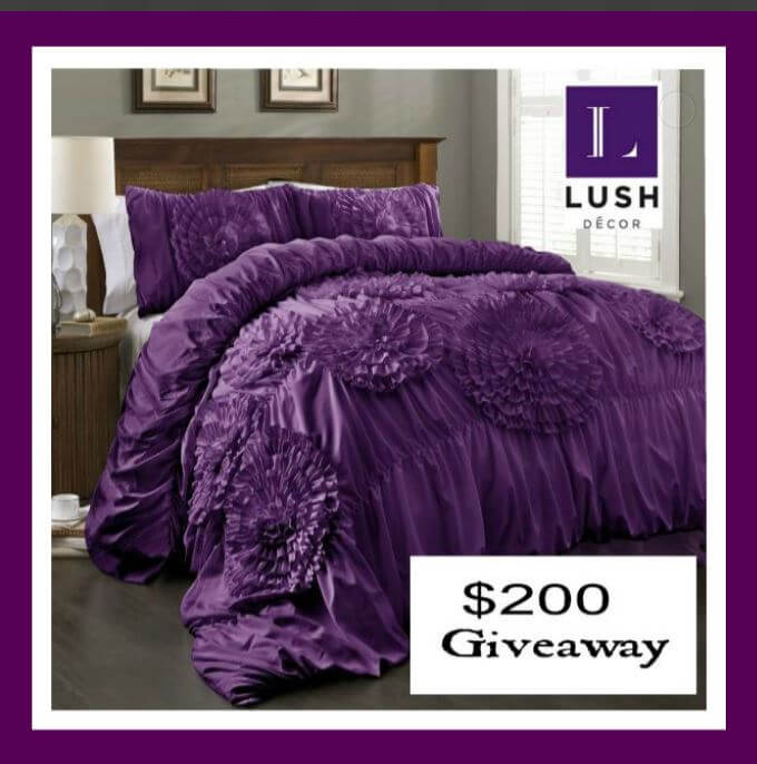 Welcome to the Lush Decor $200 Shopping Spree Giveaway