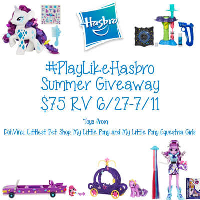 #PlayLikeHasbro Summer Giveaway
