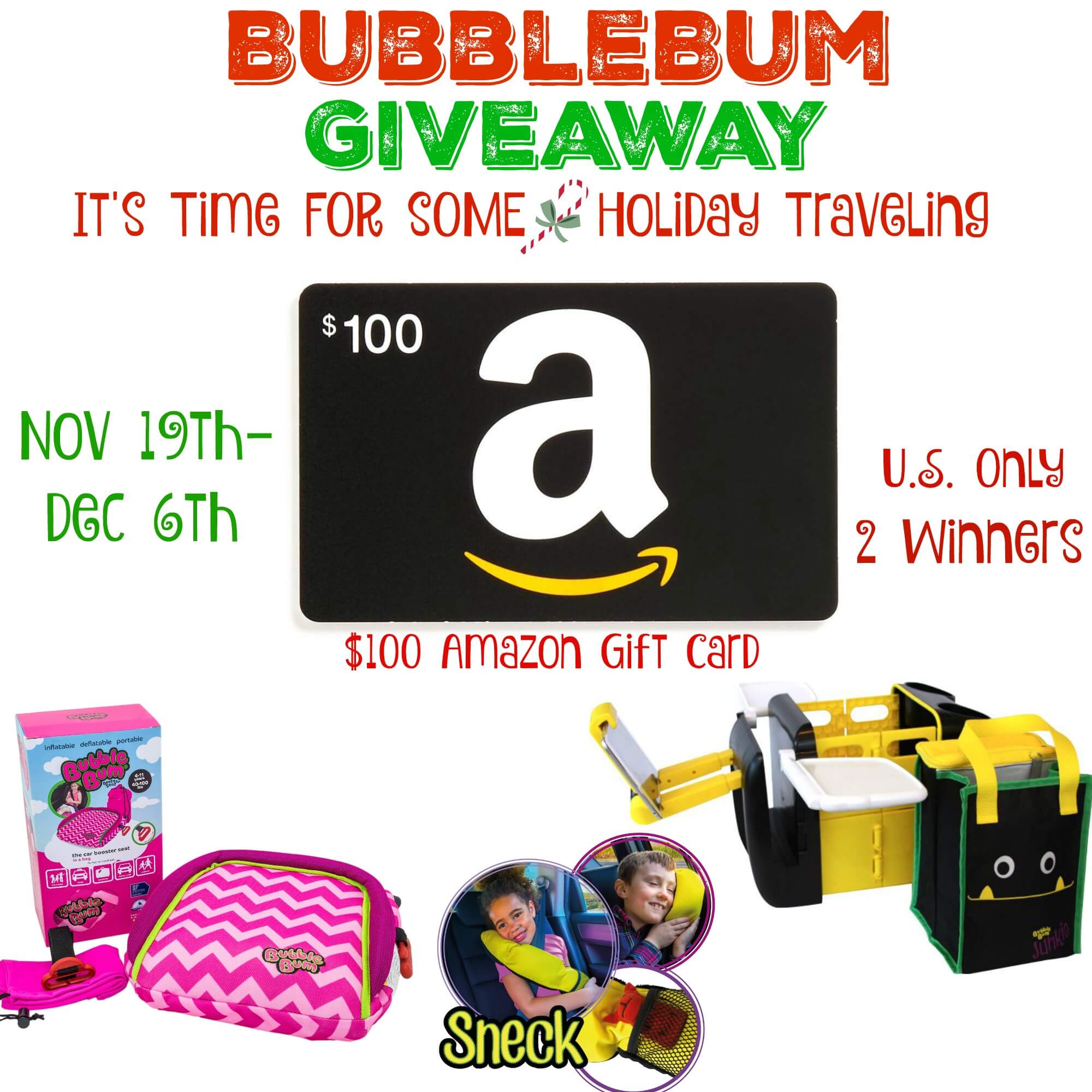 BubbleBum & $100 Amazon GC Giveaway