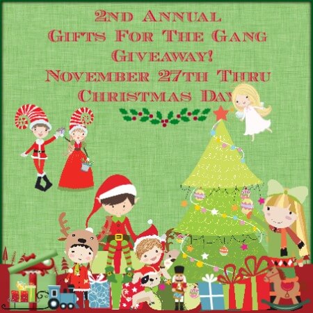 2nd Annual Gifts For The Gang Giveaway