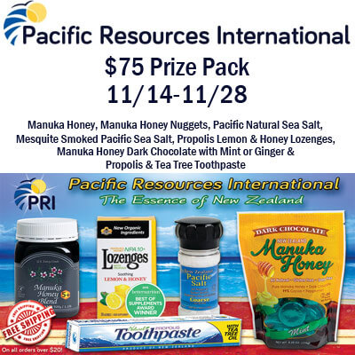 Pacific Resources International $75 Prize Pack