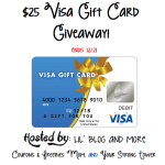 $25 Visa Gift Card Giveaway