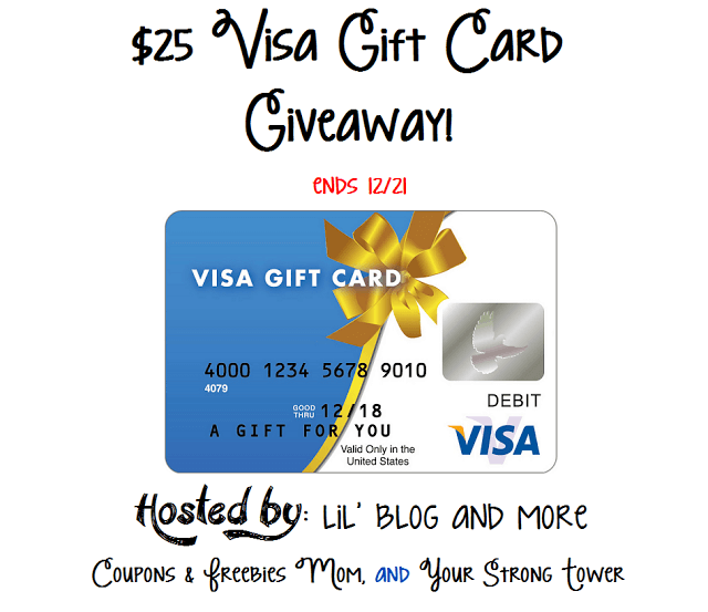 $25 Visa Gift Card Giveaway