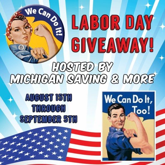 Labor Day Giveaway Ends 9/5